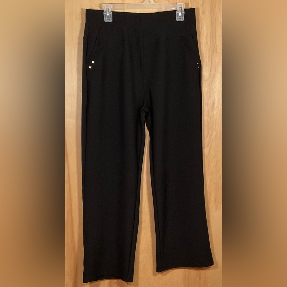 I Believe Flowy Wide-leg Pull-on Trousers Pants - EUC
